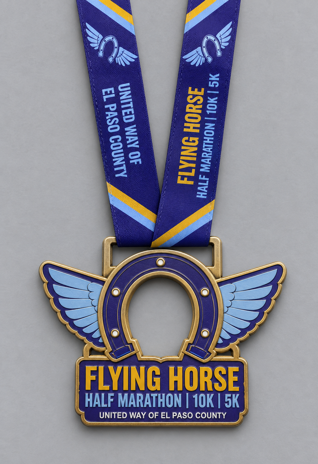 Bespoke running medal — Flying Horse Running